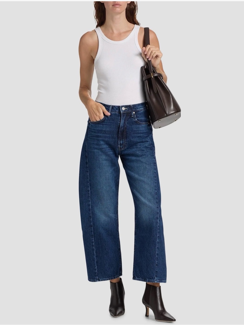 New MOTHER The Half Pipe Ankle Jean - size 28